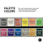 Metallic 12-Color Palette - Luxurious Water-Activated Makeup