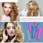 48 Pieces Hair Perm Rods Short Cold Wave Rods Plastic Perming Irons Hair Curling Rollers Curlers with Steel Pintail Comb Rat Tail Comb for Hairdressing Styling Supplies(4 Sizes,4 Colors)