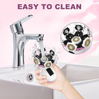 Electric Razors for Women, Wet/Dry 7D Rechargeable Rotary Shaver for Legs, Water Resistant Grooming Kit - Electric Razors for Women, Facial Hair Removal, Bikini Trimmer, Lips - Gentle Hair Remo