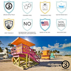 Surface Dry Touch Body Sunscreen Stick - Reef Safe, Ultra-Light & Clean Feeling, Broad Spectrum UVA/UVB Protection, Paraben Free, Hypoallergenic, Water Resistant, Fragrance Free - SPF 50, 1.5oz