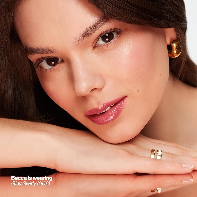 REVLON Super Lustrous Glass Shine Balm, Hydrating Tinted Lipstick, Sheer, Glossy Shiny Finish, 009 Cherry Luster, 0.11 oz