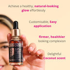 Skinny Tan Notox Face Tanning Drops - Hydrating Serum for Face with Vegan Collagen, Guarana, Aloe Vera - Reduces Appearance of Imperfections - 1 oz