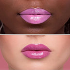 Juvia's Place Smoothie Lip Gloss Guava Berry - Hydrating Cream Lipgloss with Pink & Mauve Tones - Non Sticky Plumping Glosses - High Shine Lipgloss for Women - Lip Plumper with Cocoa Butter & Chia Oil