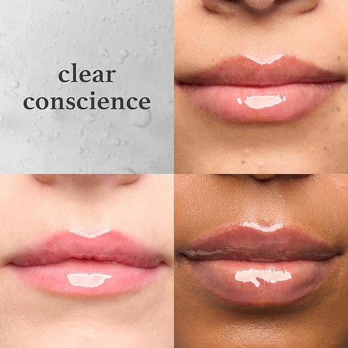 Julep So Plush Lip Oil, Hydrating Lip Treatment, Sheer Color & High-Shine Finish, Infused With Jojoba Oils, Apricot and Avocado, Vegan & Cruelty-free, Clear Conscience