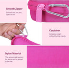 co2CREA Hard Case and Replacement Head Compatible with Finishing Touch Flawless Facial Hair Remover Electric Face Razor for Women (Pink Crystal Case + Replacement Head)