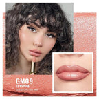 Oulac Metallic Coral Lipstick Set 3PCS High Impact Lipcolor with Moisturizing Formula, Vegan Beauty, Full-Coverage Lip Color, Gift Lipstick for Women, 4.3g X 3PCS, GM09+GM11+25