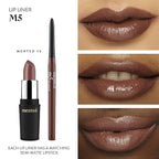 Mented Cosmetics Lip Liner for Women, Dark Brown Lipliner Lip Pencil, Waterproof Lipliner, Vegan + Cruelty Free Makeup, M5