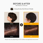 Instant Permanent Hair Color Dye Shampoo Ampoule - Paraben-Free, 5-Minute Easy and Fast Coloring, Keratin & Collagen, Made in Korea (Dark Brown)