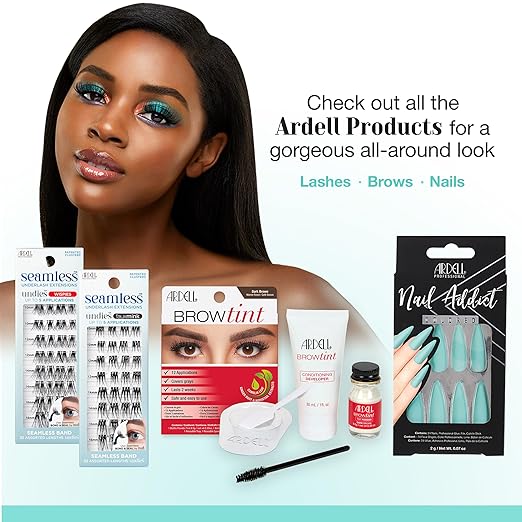 Ardell Strong Hold Lash Glue, Black - Professional Waterproof Lash Adhesive for Strip Lashes with Precision Brush, Fast-Drying 24-Hour Lift-Proof Formula, 1-Pack