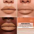Morphe Soulmatte Velvet Lip Mousse Matte Lipstick - Air-Whipped, Soft Matte Lip Makeup with Vitamin E to Hydrate, Soften and Smooth Lips - My Boo (0.128 Oz)
