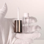 COSIDEA 20pcs 5ml Square empty lip gloss tubes bulk with wand unique rectangular lipgloss tube with round cap