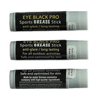 Eye-Black Pro Sports Grease Stick Set reduce-glare Eye Patch Face Painting (3 Pack)