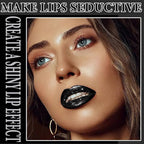 3Pcs Matte Glitter Liquid Lipstick Set,Glossy Shimmer Lip Glitter