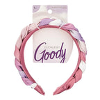 GOODY Ouchless Headband For All Hair Types - Watercolor, Pink - Comfort Fit for All-Day Wear - Beautiful Design for Instant Style - Pain-Free Hair Accessories for Women, Men, Boys & Girls