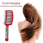 Detangling Brush Boar Bristles Set