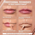 Oulac Matte Liquid Nude Lipstick for Women, Beige Brown High Impact Lip Color, Long Lasting Lipsticks, Waterproof, Creamy Formula Lip Stick with Vitamin E, Vegan & Cruelty-Free, 4.5ml (MS01)