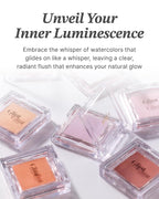 Glint Baked Blush (Burnt Sienna, 0.08oz) - Long-Lasting, All-Day Face Blush Powder for a Natural Look. Korean Skin Care, Korean Makeup. Blendable Color for Eyes, Cheeks & Body.