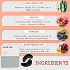 Pure sol. charcoal under eye