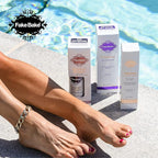 Fake Bake Flawless Coconut Sunless Tanning Serum with Hyaluronic Acid Lightweight Illuminating Face & Body Gradual Self Tanner - Hydrating & Rejuvenating Skin Care for Women & Men - 5 oz