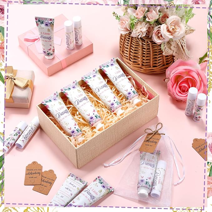 50 Sets 200 Pcs Baby Shower Tags(Butterfly)