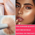 Face Glitter Blush Shimmer Waterproof Highlighter Blusher Powder,Facial