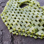 Jade Facial Mask,Natural Stone Jade Sleep Mask,Anti-Aging Jade Eye Mask Massage Tools for Puffy Eyes Dark Circles