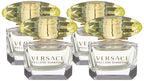Versace Yellow Diamond Eau De Toilette Spray for Women, 0.17 Fl Oz (Miniature) (Pack of 4)