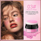 Erinde Natural Freckle Blush Makeup Kit - Liquid Freckle Pen & Fake Freckles Stamp Air Cushion & Powder Cushion Blush, Long Lasting Waterproof Freckles Tattoo Marker for Natural Sunkissed Makeup