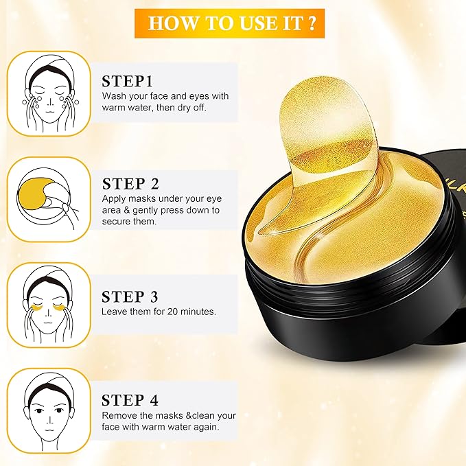 Rewlkp 24k gold eye collagen