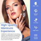 VANREESA 42 Pcs Gel Nail Polish Kit with U V Light 24 Colors Gel Polish Nail Kit Pink Red Orange Yellow Green Brown Blue Purple Gray Complete Nail Kit with Manicure Tools Gifts for Women