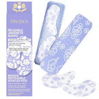 Pacifica Reusable Mask – Under Eye Mask Silicone Face Mask for Fine Lines & Dark Circles, Pair with Serum, Storage Tin Included, Vegan & Cruelty-Free, 2 Pieces