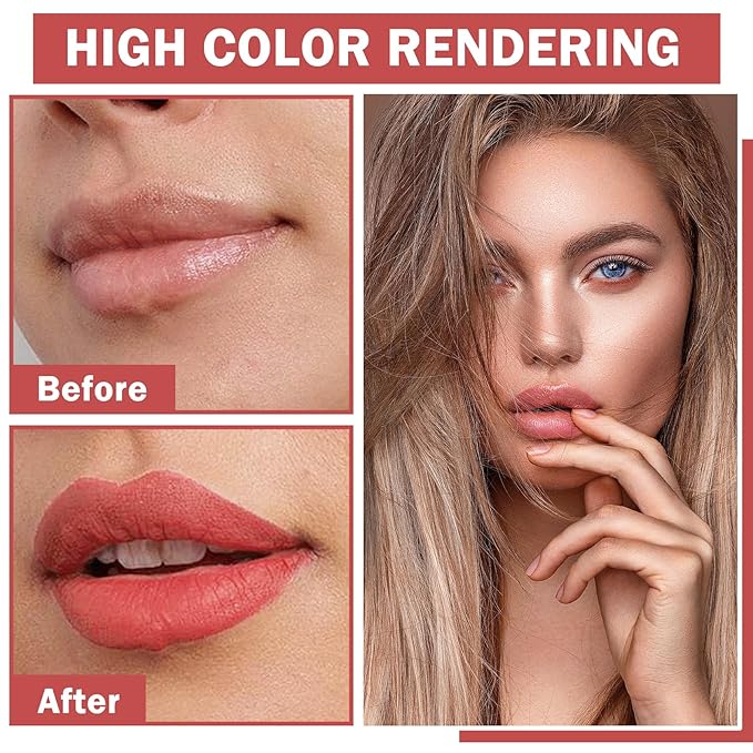 AWCCXMYM 5 Colors Peel Off Lip Stain Lip Long