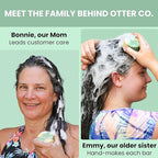 Otter co. Tea Tree and Rosemary Volumizing and Thickening Shampoo Bar - Olive Oil, Green Tea, Nettle, Zinc – Vegan, Sulfate Free & Non Toxic – Women and Mens Shampoo, All Hair Types, Made in USA