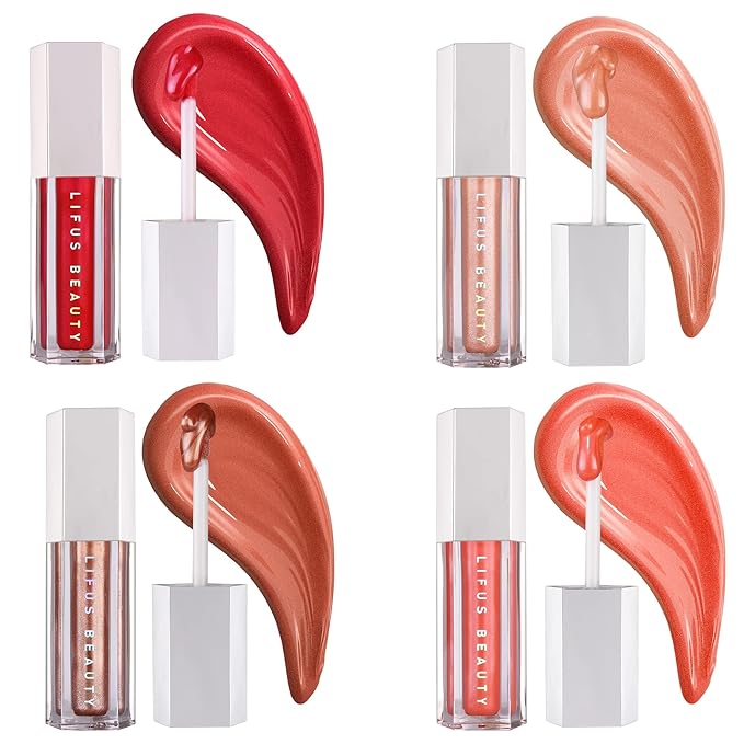 Lip Gloss,Hydrating Lip Oil Tinted Set | Long Lasting | Non-Sticky | High Shine for Plumper Looking Lips,Moisturizing Lip Oil Gloss for Lip Care and Dry Lips-9