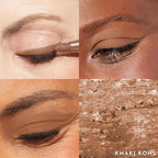 LAURA GELLER NEW YORK Kajal Longwear Kohl Eyeliner Pencil - Khaki Kohl - Caffeine and Vitamin E - Smooth & Blendable Liner - Built-In Sharpener