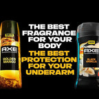 AXE Fine Fragrance Collection Premium Deodorant Body Spray for Men Golden Mango 3 Count With 72H Odor Protection and Freshness Infused with Mango, Mandarin, and Vetiver Essential Oils 4 oz