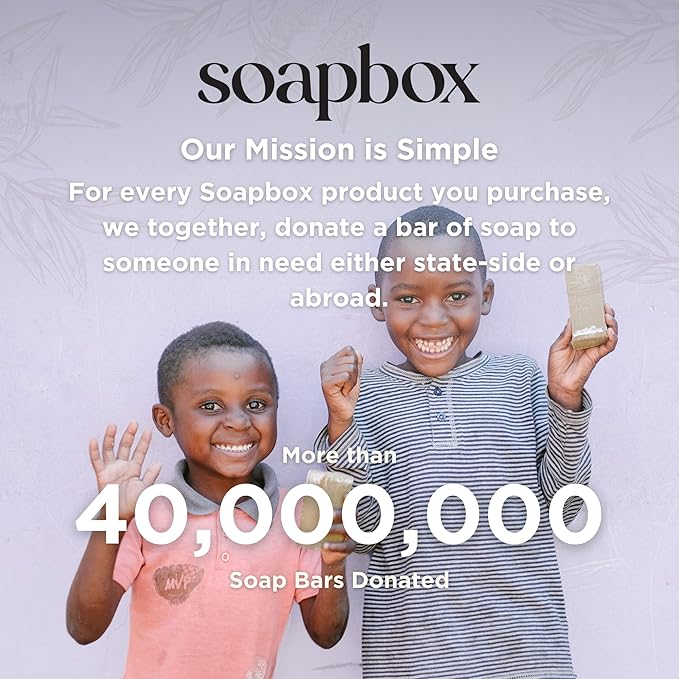 Soapbox Shampoo and Conditioner Set with Coconut Oil, Jojoba Oil, Aloe and Shea Butter to Moisturize and Nourish for All Hair Types, 16 Ounces Each (Pack of 2)