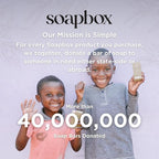 Soapbox Shampoo and Conditioner Set with Coconut Oil, Jojoba Oil, Aloe and Shea Butter to Moisturize and Nourish for All Hair Types, 1 Liter Each (Pack of 2)