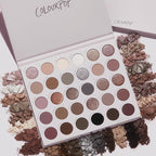 ColourPop Stone Cold Fox Eyeshadow Palette - 30 Pan Cool Tone Eye Makeup Palette with Matte & Metallic Finishes - High-Pigment Eye Makeup with a Long-Wearing Formula (1.16 oz)