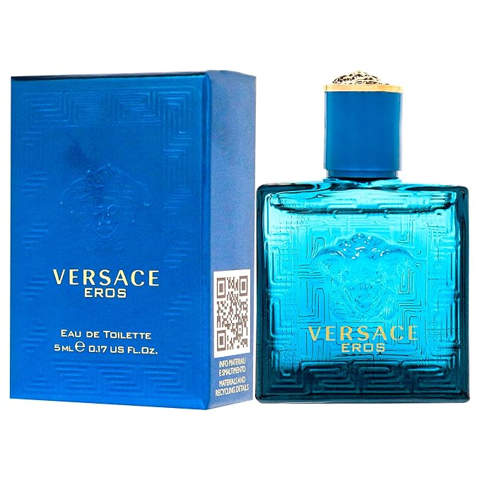 Versace Eros EDT Cologne, 0.17 Ounce