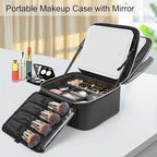 Relavel travel makeup bag with