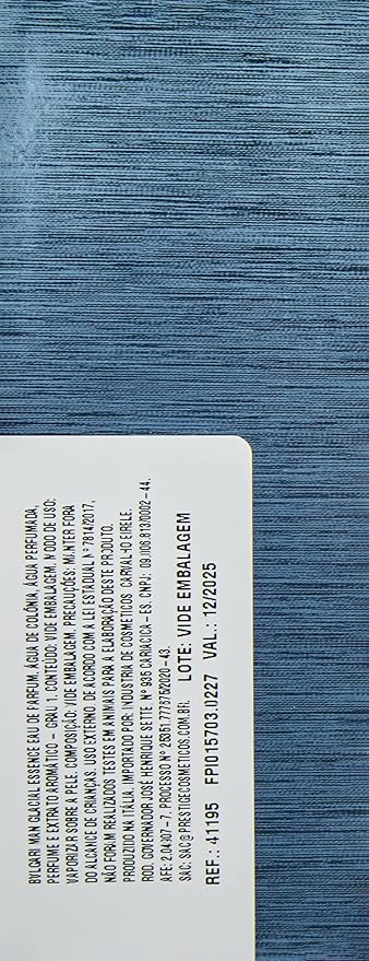 Bvlgari Man Glacial Essence for Men - 2 oz EDP Spray