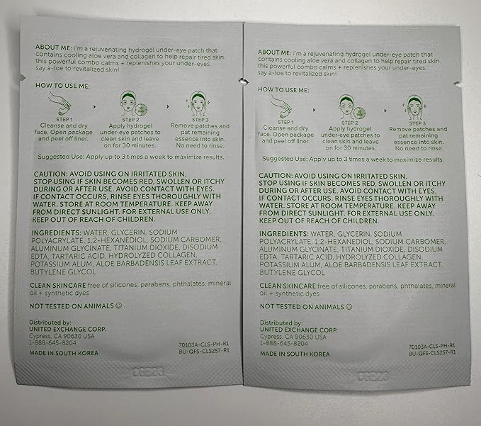 nu-pore Revitalizing Gel Eye Strips, Bulk Case of 48