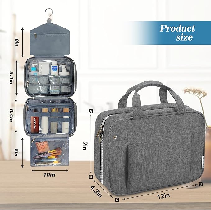 Baglher travel toiletry bag for