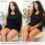 Self Tanner Spray - USA Made with Natural & Organic Ingredients, Fast Drying Spray Tan for Pale Skin, Non Toxic Gradual Tanning Spray, Sunless Tanning Water for Women & Men, Medium to Dark