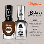 Sally Hansen Miracle Gel™, Been There, Dune That, Long Lasting, Gel-Like Formula, No UV Lamp Needed, Brown Nail Polish (Pack of 2)