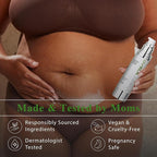 Abera Ovela Maternity Stretch Mark Cream for Pregnancy and Weight Fluctuations, Stretch Mark Treatment Pregnancy Must Haves, Deep Stretch Mark Removal, All Skin Types, 1.69 fl oz, Set of 3