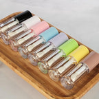 COSIDEA 14pcs Empty 6ml big doe foot wand Chunky lip gloss tubes for DIY lipgloss,Pink round lipgloss containers tubes with thick wand (Blue)