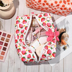 Soidram pink makeup bag quilted