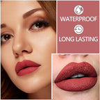 Matte Lip Liner Pencil,Highly Pigmented Retractable Lip Crayon,All Pencil,Highly